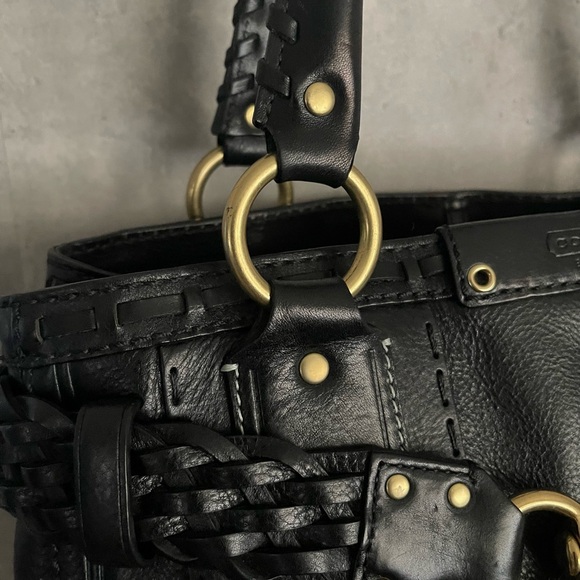 Coach Black Leather Satchel - Picture 7 of 15